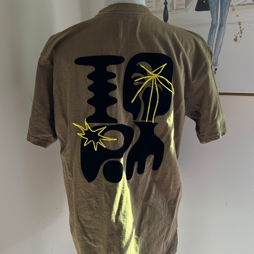 Public Supply NYC Men's Olive Graphic Crewneck T-Shirt